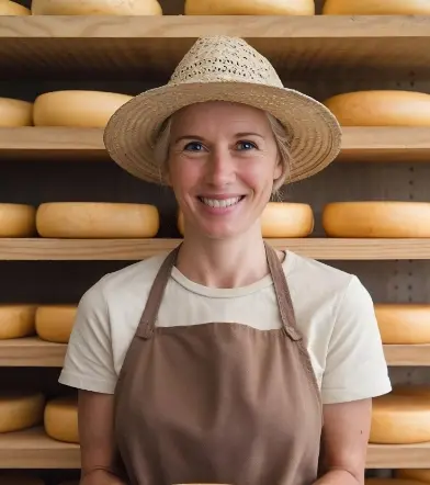 Emily Smith the Cheese Specialist.