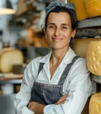 Jane Doe the Manager and Cheese Enthusiast.